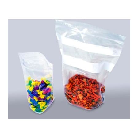 Lk Packaging Reclosable Bags W/ Write On Strip, 1 Qt., 7"W x 8"L, 2 Mil, Clear, 500/Pack F20708Q